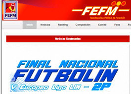 Federación de españa de futbolin